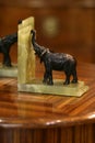 Antique bookends in art deco style