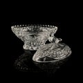 Antique engraved food vessel. antique vessel with a geometric pattern