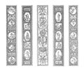 Arabesque patternS at Apostolic Palace | Antique Art Illustrations