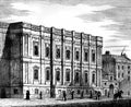 Old Illustration of Historic Building of Capital City