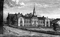 Old Illustration of Historic Scottish City Hospital