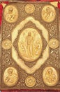 Antique evangelia cover Royalty Free Stock Photo