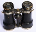 Antique field glasses Royalty Free Stock Photo