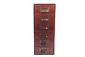 Antique file card cabinet Royalty Free Stock Photo