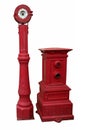 Antique Fire Alarm and Hydrant