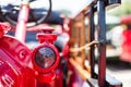 Antique fire truck details Royalty Free Stock Photo