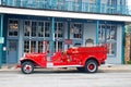 An antique firetruck Pensacola, Florida Royalty Free Stock Photo