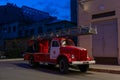 Antique Firetruck in Saint-Petersburg Royalty Free Stock Photo