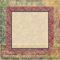 Antique frame collage background Royalty Free Stock Photo