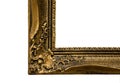 Antique frame corner detail is