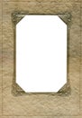 Antique frame and corners Royalty Free Stock Photo