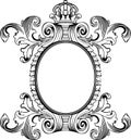 Antique Frame Engraving