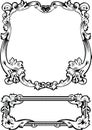 Antique Frame Engraving Royalty Free Stock Photo