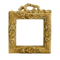 Antique frame. Isolated image.