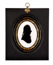 Antique framed portrait of a gentleman victorian