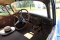 Antique french car cabin interior