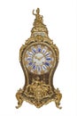 Antique French clock, isolated