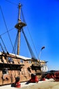 Antique frigate of the portuguese navy in Almada