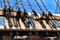 Antique frigate of the portuguese navy in Almada