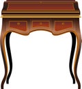 Antique furniture Secretaire Royalty Free Stock Photo