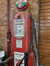 Antique gas pump at Coker Museum in Chattanooga TN