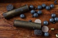 Antique 16-gauge brass ammo cases and led bullets for cartridge reloading