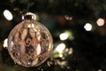 Antique Glass Christmas Ball Royalty Free Stock Photo