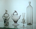 Antique glassware for beverages, Bordeaux, Aquitaine, France