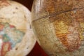 Antique globes Royalty Free Stock Photo