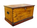 Antique Glory Box with Lock Royalty Free Stock Photo