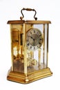 Antique gold clock Royalty Free Stock Photo