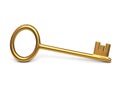 Antique gold key