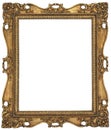 Antique Gold Picture Frame Royalty Free Stock Photo