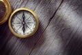 Antique golden compass