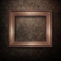 Antique golden frame Royalty Free Stock Photo