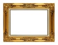 Antique golden frame Royalty Free Stock Photo