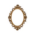 Antique golden frame