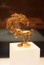 Antique golden jewellery statuette