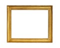 Antique golden textured masterpiece frame
