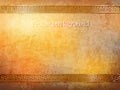 Antique golden wall in grunge style with meander.vector illustration