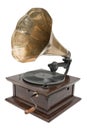 Antique gramophone Royalty Free Stock Photo