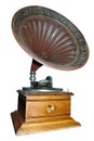 Antique gramophone player