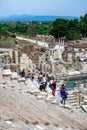 The antique Great Theatre of Ephesus, Turkey