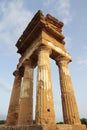 Antique greek temple in Agrigento, Sicily