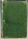 Antique green book cover