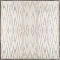 Antique white grey oak wood panel, symmetrical crown grain pattern