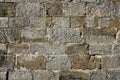 Antique grunge old gray stone wall masonry Royalty Free Stock Photo