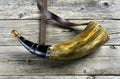 Antique Gunpowder Horn