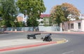 Antique guns on the street