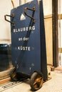 Antique Hand Truck Converted into Signboard
